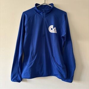 Blue Quarter-Zip Pullover